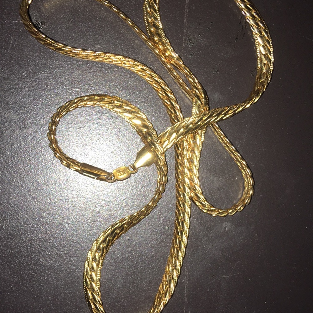 18K gold plated chain